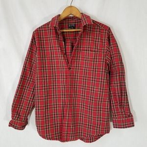 Childrens place kids red plaid shirt size 14